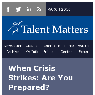 Reader, are you ready for the crisis?